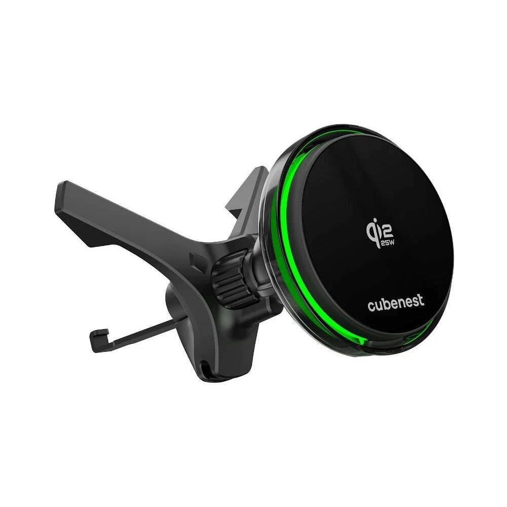 Cubenest SQ1C3 Qi2.2 (MagSafe) držiak do auta s nabíjaním a chladením - čierny - iSTYLE.sk