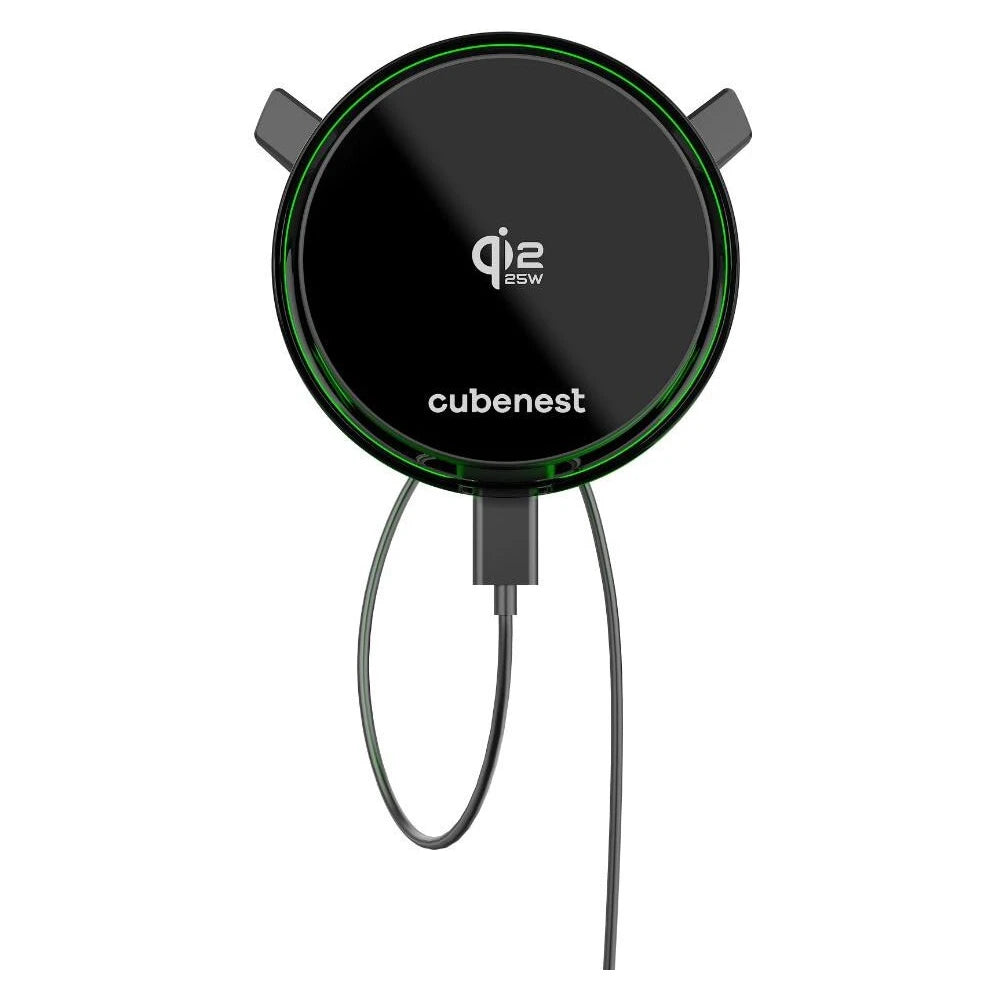 Cubenest SQ1C3 Qi2.2 (MagSafe) držiak do auta s nabíjaním a chladením - čierny - iSTYLE.sk