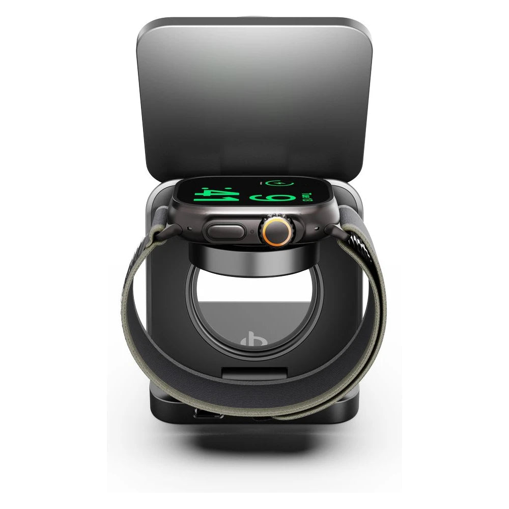 Cubenest SQ312 Fold Pro Qi2 (MagSafe) 3v1 magnetická nabíjačka čierna - iSTYLE SK