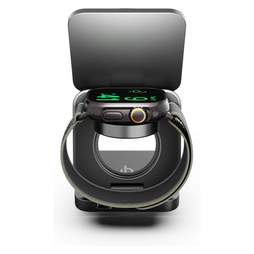 Cubenest SQ312 Fold Pro Qi2 (MagSafe) 3v1 magnetická nabíjačka čierna - iSTYLE SK