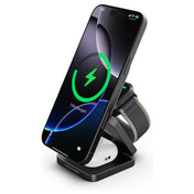 Cubenest SQ312 Fold Pro Qi2 (MagSafe) 3v1 magnetická nabíjačka čierna - iSTYLE SK