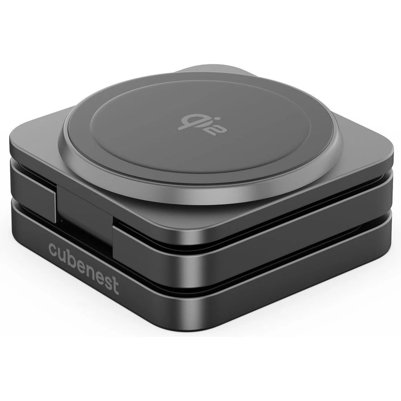 Cubenest SQ312 Fold Pro Qi2 (MagSafe) 3v1 magnetická nabíjačka čierna - iSTYLE SK