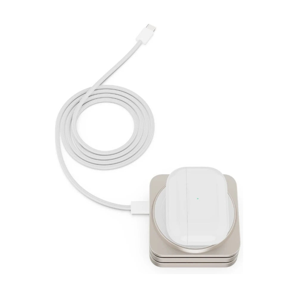 Magnetická bezdrôtová nabíjačka Cubenest Qi2 3v1 SQ312 Fold Pro - titánová