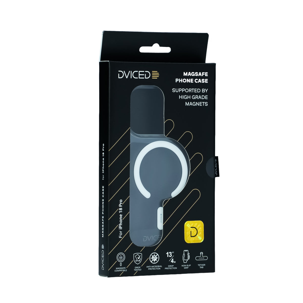 Priehľadný kryt Dviced MagSafe pre iPhone 18 Pro – biely - iSTYLE.sk