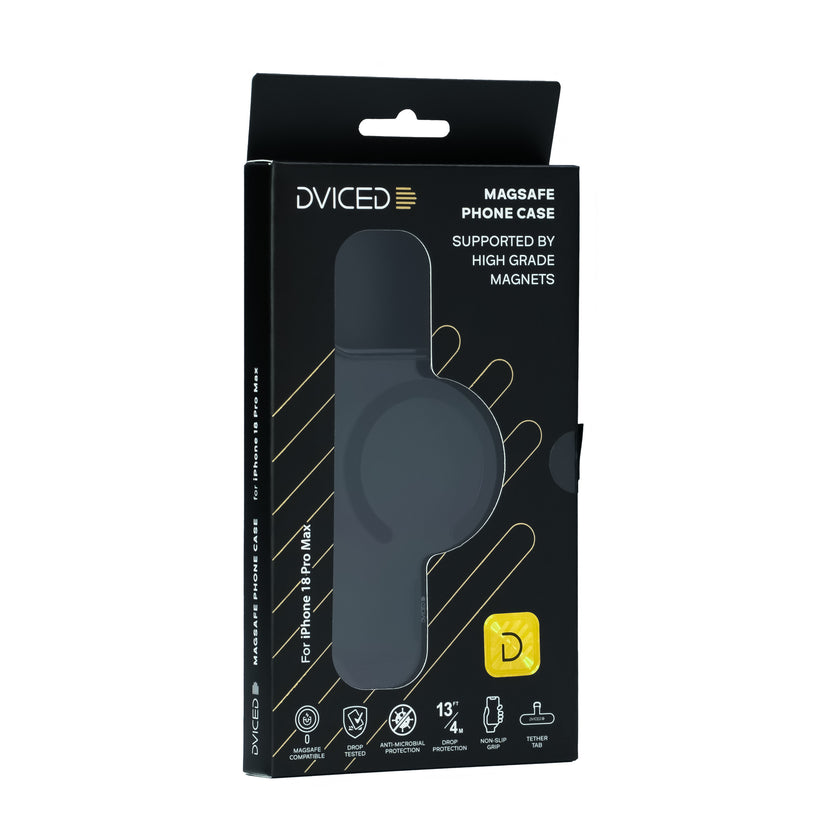 Dymový kryt Dviced MagSafe pre iPhone 18 Pro Max – čierny - iSTYLE.sk