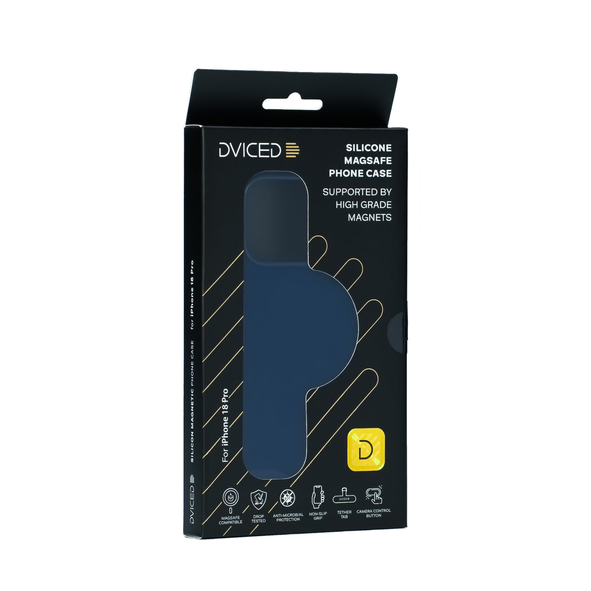 Silikónový kryt Dviced MagSafe pre iPhone 18 Pro – modrý - iSTYLE.sk