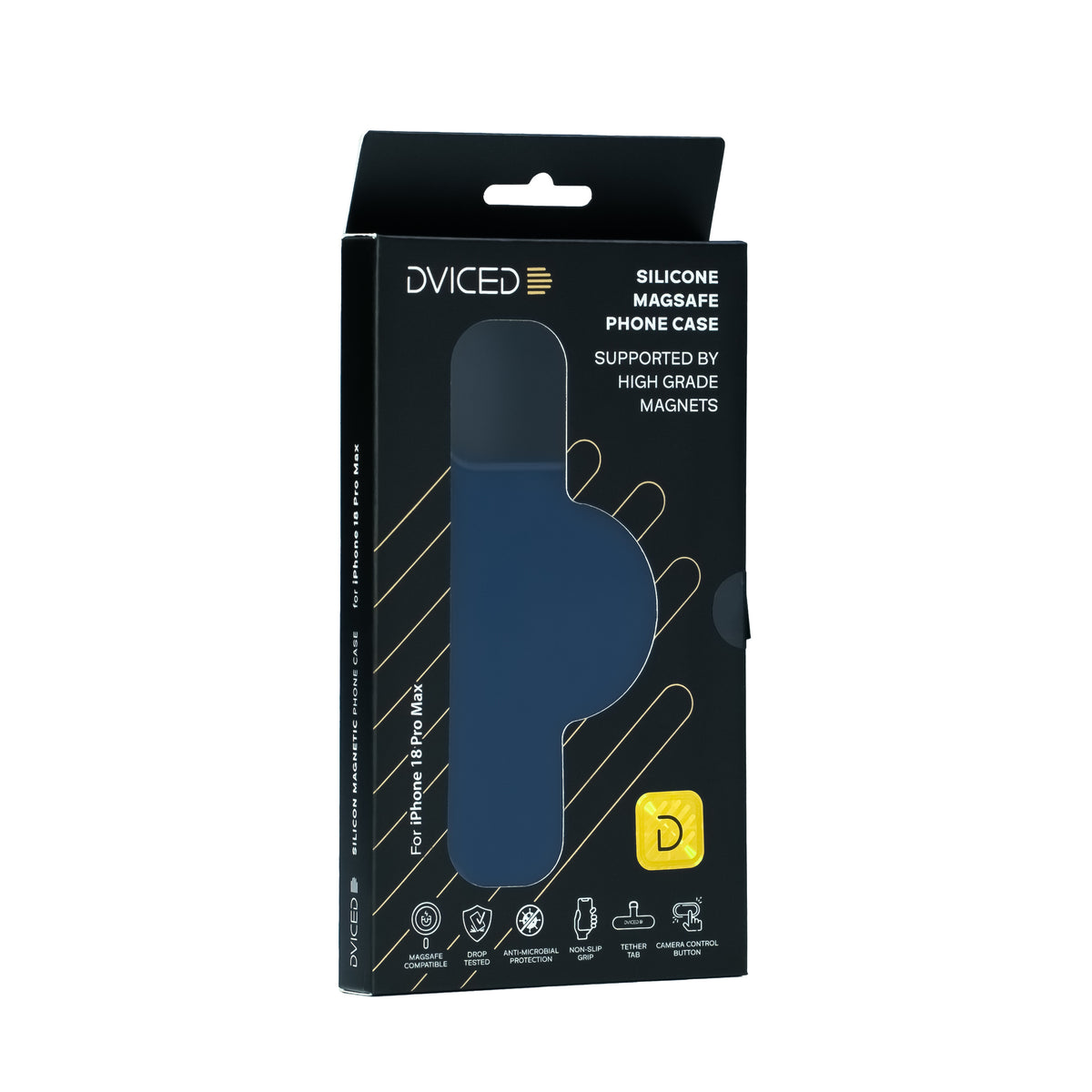 Silikónový kryt Dviced MagSafe pre iPhone 18 Pro Max – modrý - iSTYLE.sk