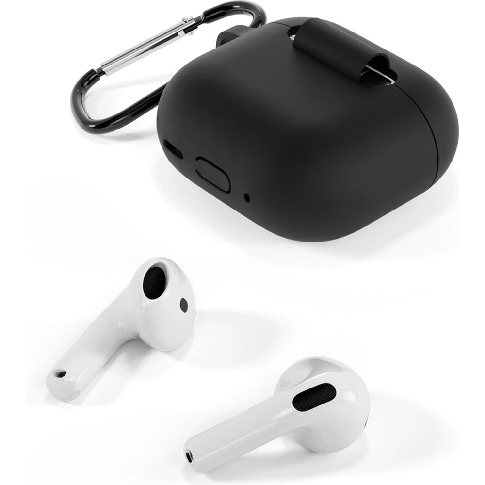 Epico odolný silikónový kryt pre Airpods 4 - čierny
