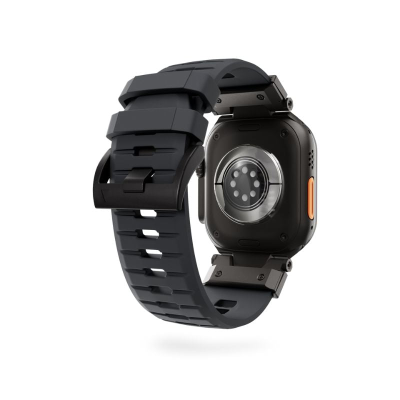 Epico Rubber Pro remienok s nerezovým zapínaním pre Apple Watch 49/46/45/44/42mm - modrá - iSTYLE.sk