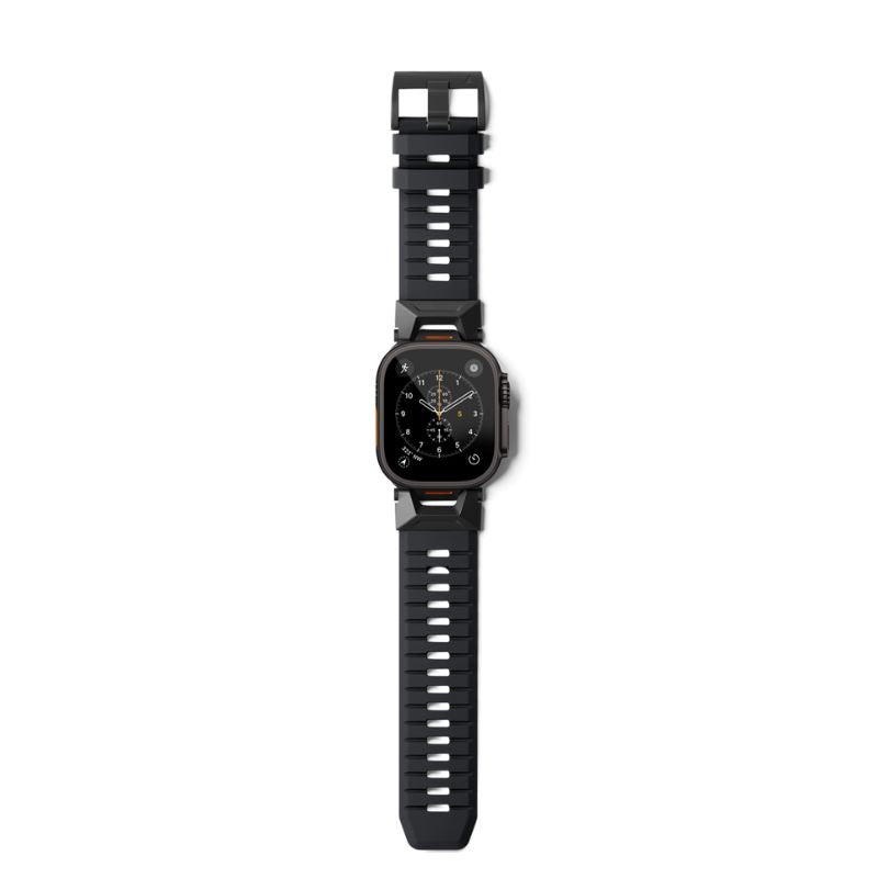 Epico Rubber Pro remienok s nerezovým zapínaním pre Apple Watch 49/46/45/44/42mm - modrá - iSTYLE.sk