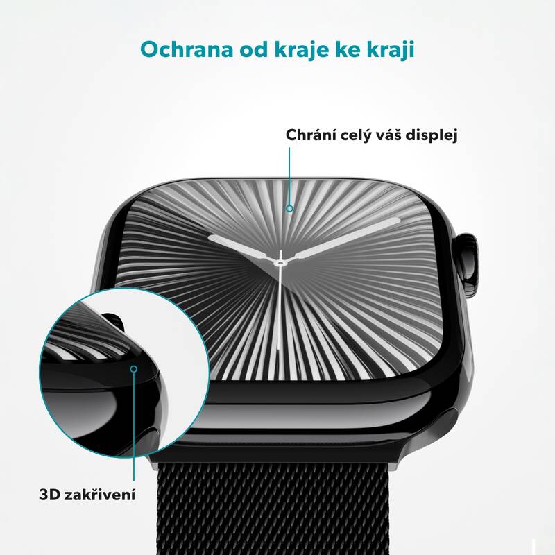Epico 3D+ FlexiGlass SA pre Apple Watch Ultra - 49mm s aplikátorom - iSTYLE.sk