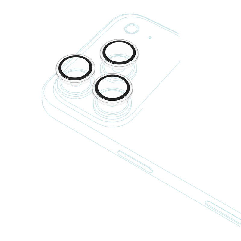 Ochranné sklo šošovky fotoaparátu Epico Glass Lens Protectors s aplikátorom pre iPhone 17 Pro/17 Pro Max - iSTYLE.sk