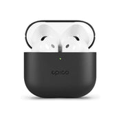 Púzdro pre AirPods 4 z pravej kože Epico Leather Case - čierne