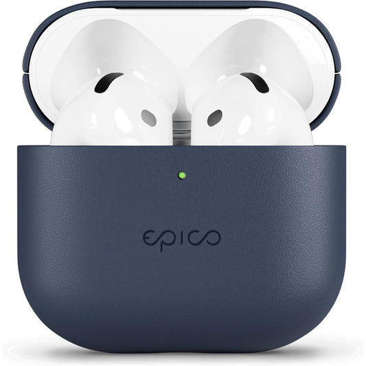 Púzdro pre AirPods 4 z pravej kože Epico Leather Case - modré