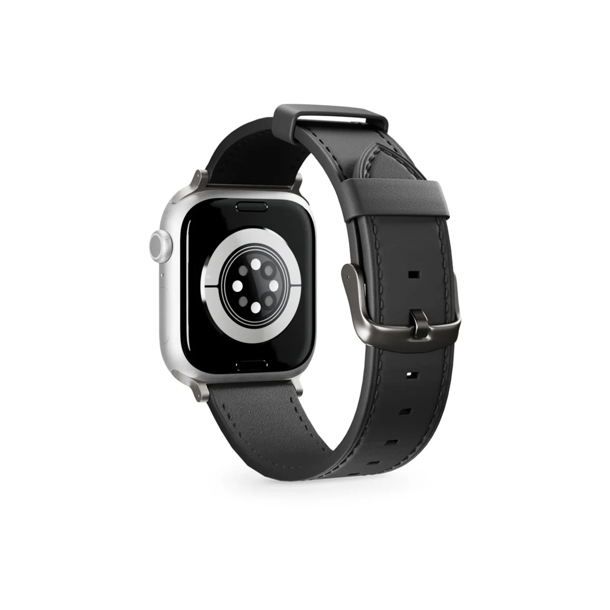 Kožený remienok pre Apple Watch 38/40/41/42 mm Epico Watch Strap Leather - čierny