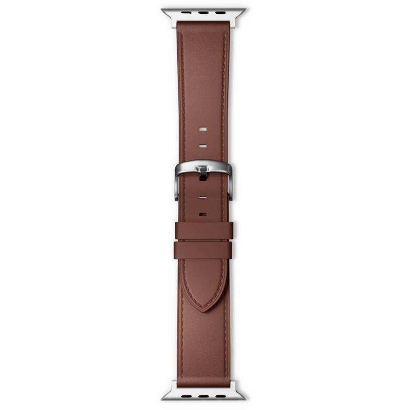 Kožený remienok pre Apple Watch 38/40/41/42 mm Epico Watch Strap Leather - hnedý
