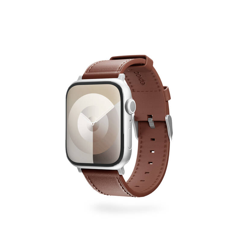 Kožený remienok pre Apple Watch 38/40/41/42 mm Epico Watch Strap Leather - hnedý
