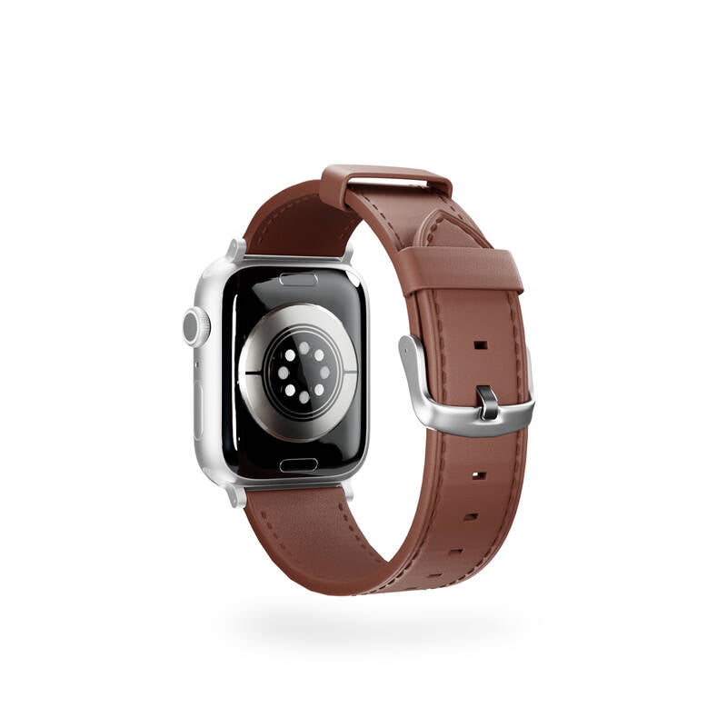Kožený remienok pre Apple Watch 38/40/41/42 mm Epico Watch Strap Leather - hnedý