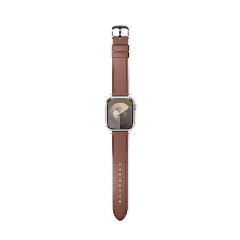 Kožený remienok pre Apple Watch 38/40/41/42 mm Epico Watch Strap Leather - hnedý