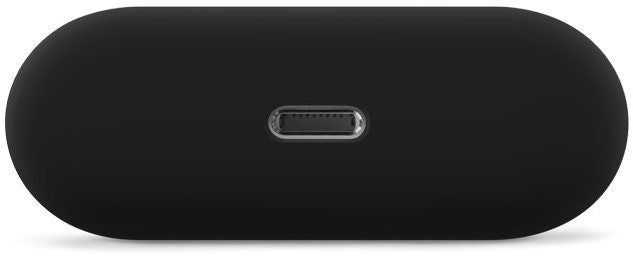 Puzdro na slúchadlá Epico silikónové pre AirPods Pro (1. generácie) - čierne - iSTYLE.sk