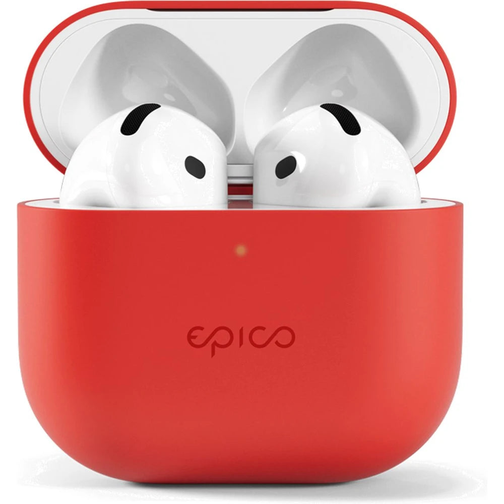 Epico silikónový kryt pre Airpods 4 - červený