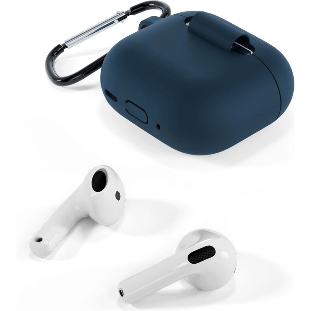 Epico odolný silikónový kryt pre Airpods 4 - tmavomodrý