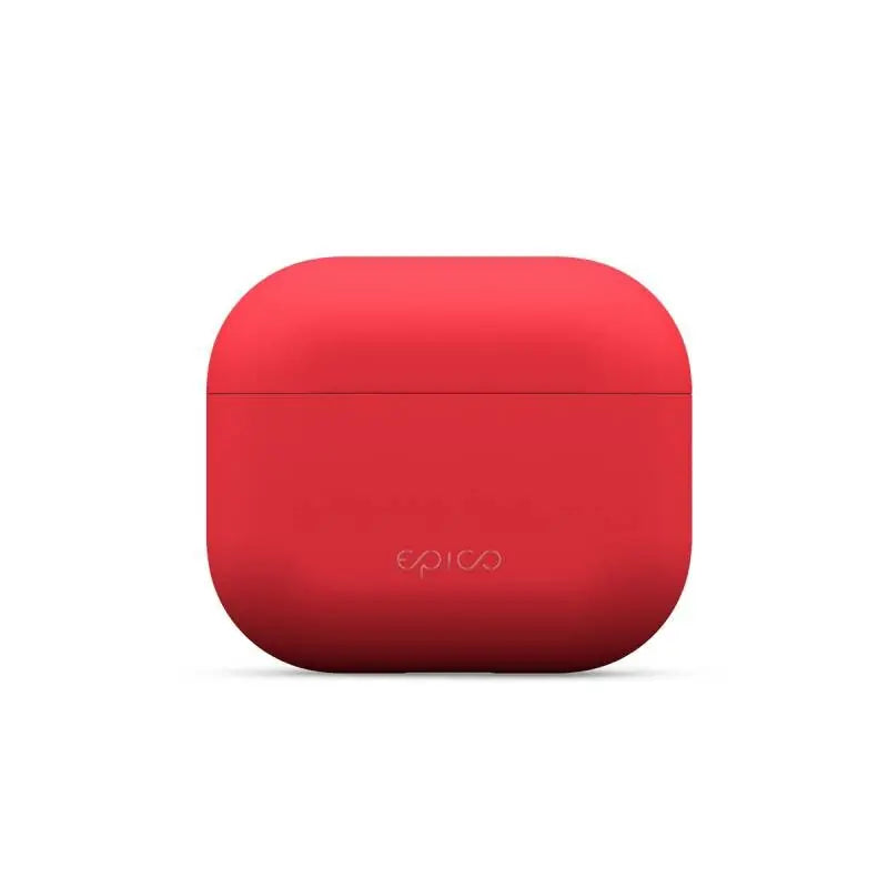 Puzdro na slúchadlá Epico silikónový obal pre AirPods (3. generácie) - červené