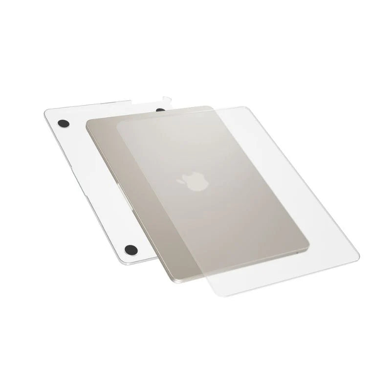 Ochranný kryt pre MacBook Air 13" (M2-M5) Epico Slim Shell - matný priehľadný - iSTYLE.sk