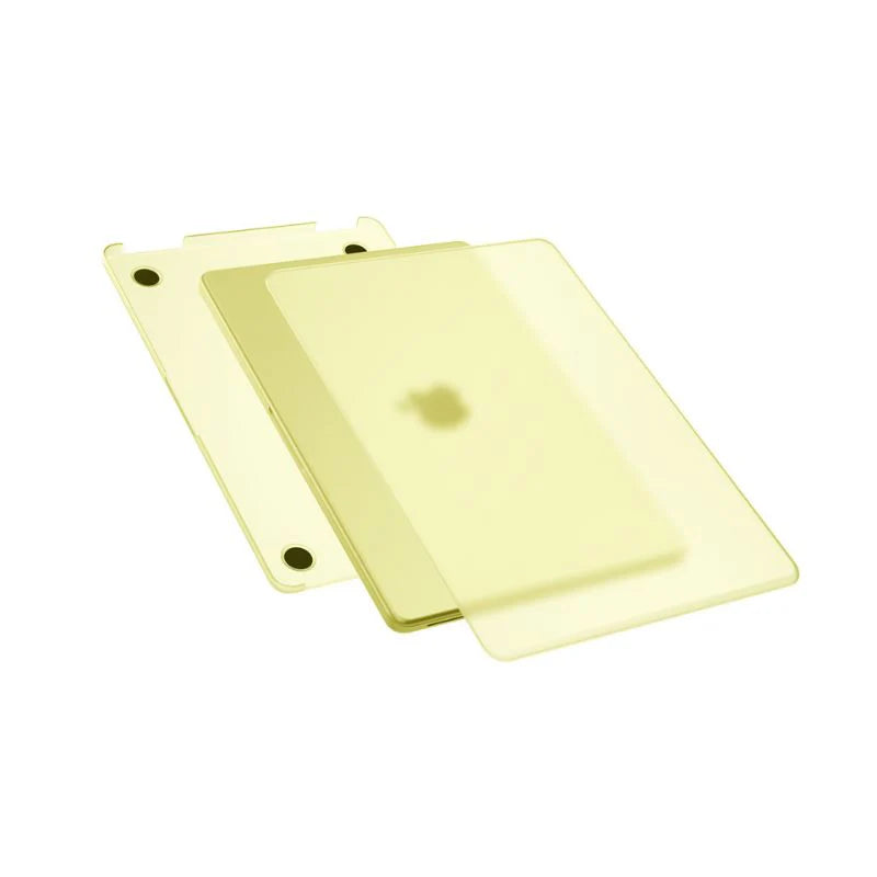Kryt pre MacBook Neo Epico Slim Shell - matný citrusovo žltý - iSTYLE.sk