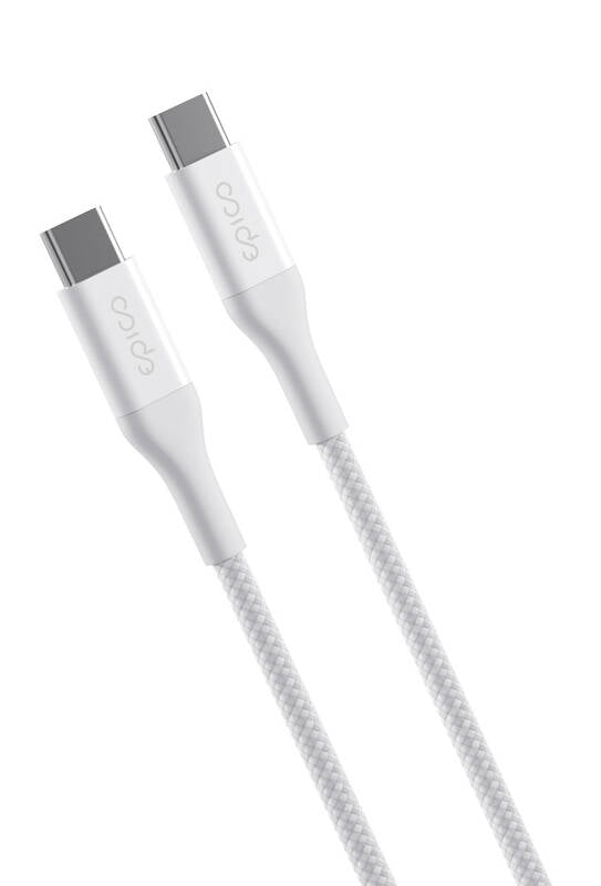 Kábel Epico UltraLink USB-C/USB-C 240W 1.2m - biely - iSTYLE.sk