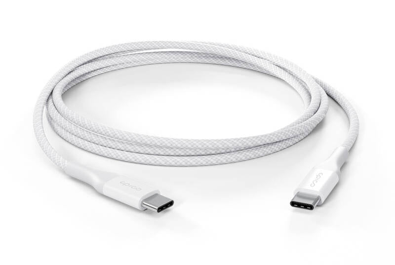Kábel Epico UltraLink USB-C/USB-C 240W 1.2m - biely - iSTYLE.sk
