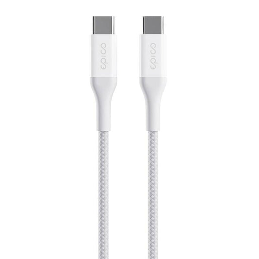 Kábel Epico UltraLink USB-C/USB-C 240W 1.2m - biely - iSTYLE.sk
