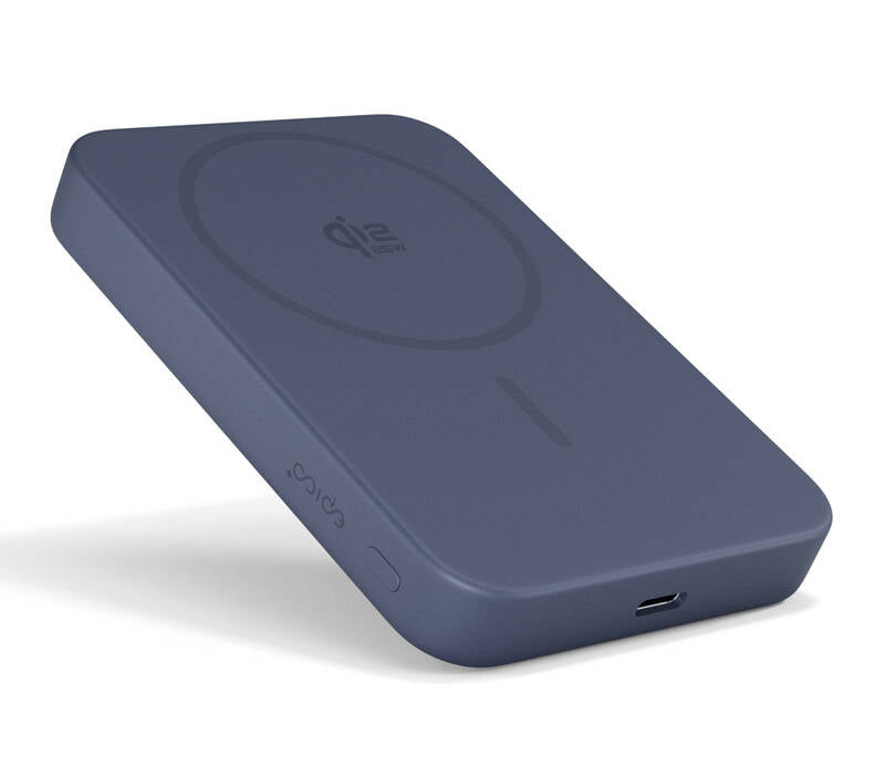 10 000mAh hliníková powerbanka Epico UltraPack Qi2 25W - tmavomodrá