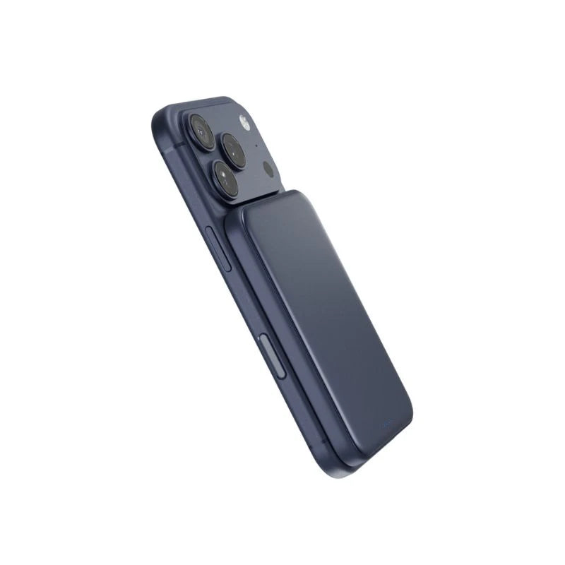 5 000 mAh hliníková MagSafe powerbanka Epico UltraPack Qi2 25W - tmavomodrá