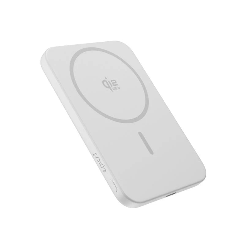 5 000 mAh hliníková MagSafe powerbanka Epico UltraPack Qi2 25W - strieborná - iSTYLE.sk