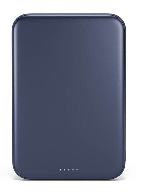 10 000mAh hliníková powerbanka Epico UltraPack Qi2 25W - tmavomodrá