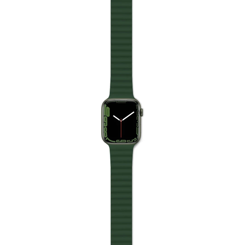 Epico Watch Strap Magnetic pre Apple Watch 42/44/45/49 mm sivá/zelená