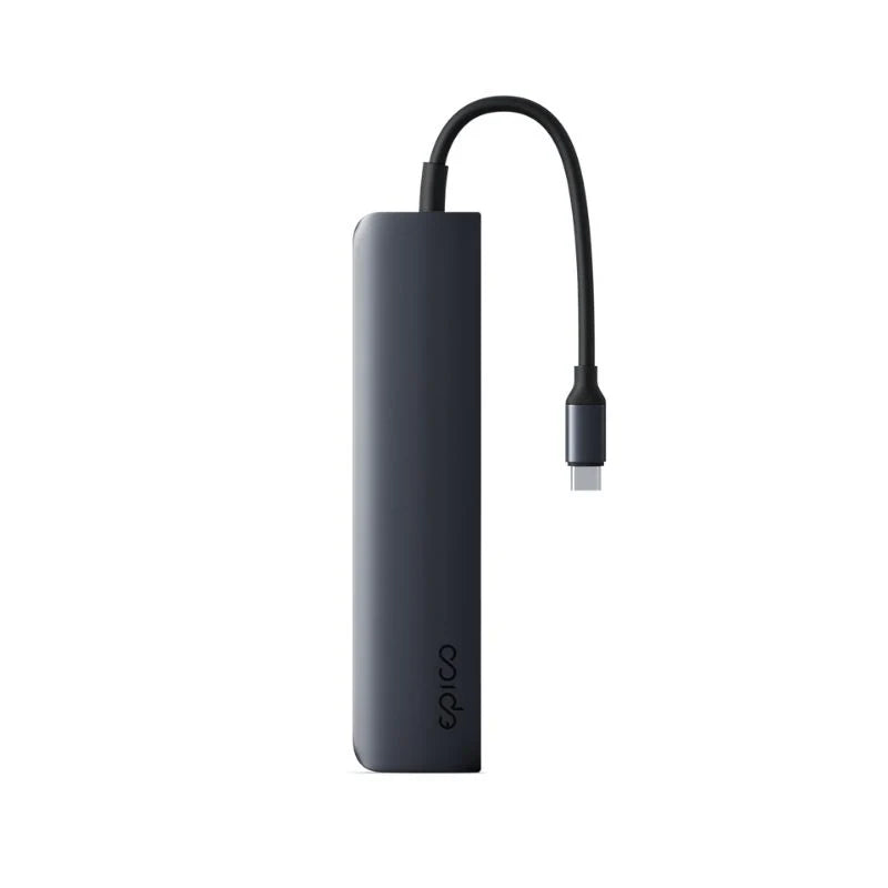 Hub Epico 6in1 Aluminium Hub 8K s USB-C konektorom - tmavo atramentový - iSTYLE.sk