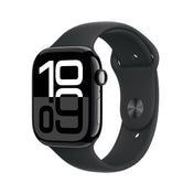 Apple Watch Series 10 GPS 46mm Temne Čierne Hliníkové Puzdro s Čiernym Športovým Remienkom - M/L (Copy) - iSTYLE SK