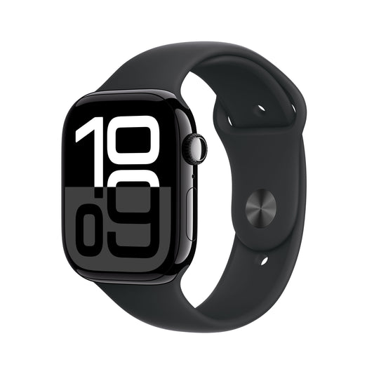 Apple Watch Series 10 GPS 46mm Temne Čierne Hliníkové Puzdro s Čiernym Športovým Remienkom - M/L (Copy) - iSTYLE SK