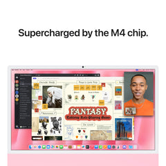 24-palcový iMac s Retina 4.5K displejom: Apple M4 čip s 8-jadrovým CPU a 8‑jadrovým GPU, 256GB SSD - Ružová (Vystavený kus - záruka 12 mesiacov) - iSTYLE.sk