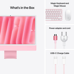 24-palcový iMac s Retina 4.5K displejom: Apple M4 čip s 8-jadrovým CPU a 8‑jadrovým GPU, 256GB SSD - Ružová (Vystavený kus - záruka 12 mesiacov) - iSTYLE.sk