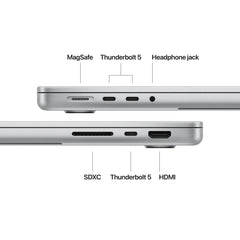 14-palcový MacBook Pro: Apple M4 Pro čip s 12‑jadrovým CPU a 16‑jadrovým GPU, 512GB SSD - Strieborná (Vystavený kus - záruka 12 mesiacov)) - iSTYLE.sk
