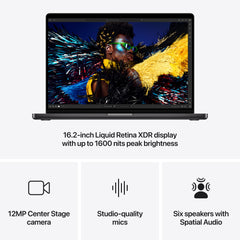16-palcový MacBook Pro: Apple M4 Pro čip s 14‑jadrovým CPU a 20‑jadrovým GPU, 512GB SSD - Kozmicky čierna (Vystavený kus - záruka 12 mesiacov)) - iSTYLE.sk