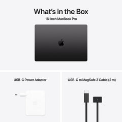 16-palcový MacBook Pro: Apple M4 Pro čip s 14‑jadrovým CPU a 20‑jadrovým GPU, 512GB SSD - Kozmicky čierna (Vystavený kus - záruka 12 mesiacov)) - iSTYLE.sk