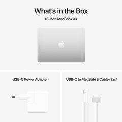 13-palcový MacBook Air: Čip Apple M4 s 10-jadrovým CPU a 10-jadrovým GPU, 512GB SSD - Strieborná (Otvorený) - iSTYLE SK