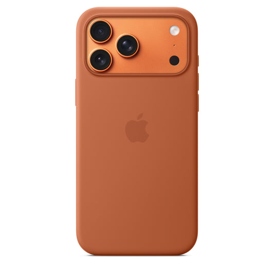 iPhone 17 Pro Max Silicone Case with MagSafe – Terra Cotta - iSTYLE SK