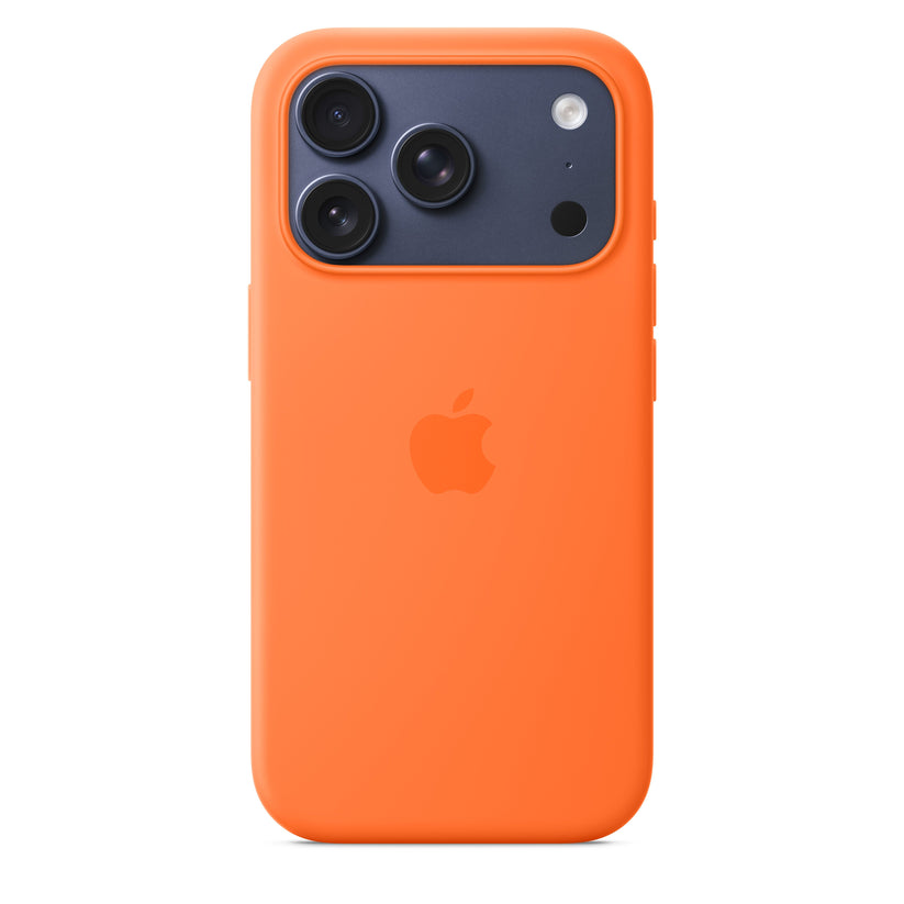 iPhone 17 Pro Silicone Case with MagSafe – Orange - iSTYLE SK