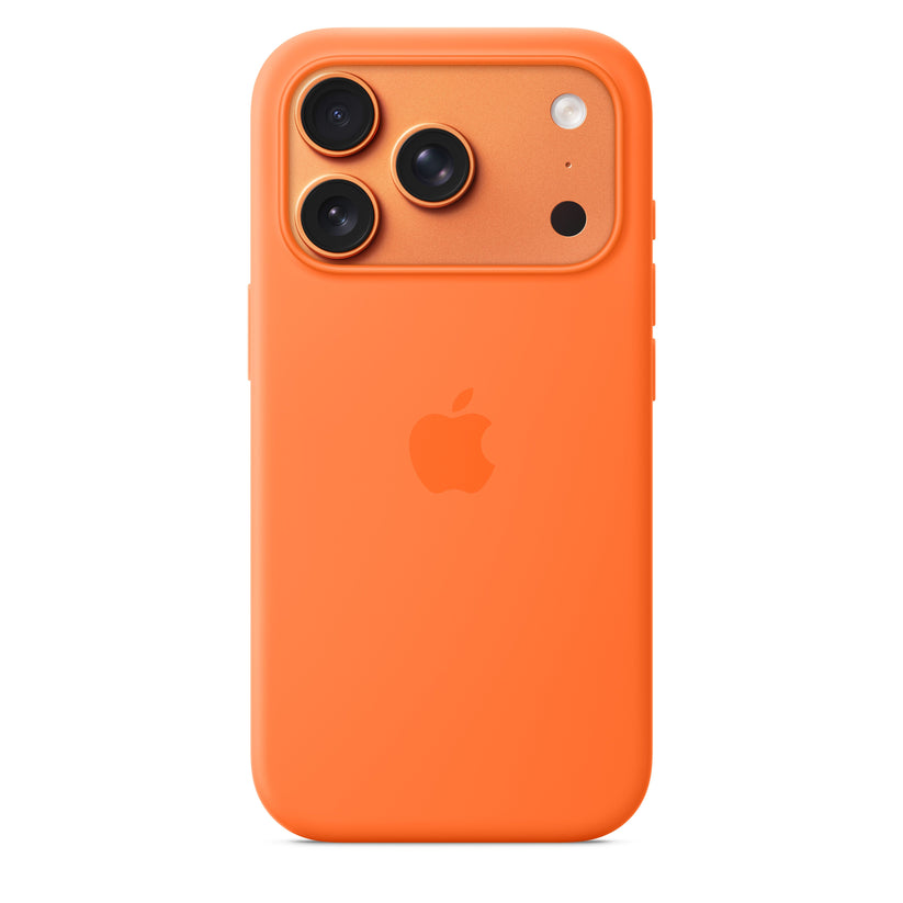 iPhone 17 Pro Silicone Case with MagSafe – Orange - iSTYLE SK