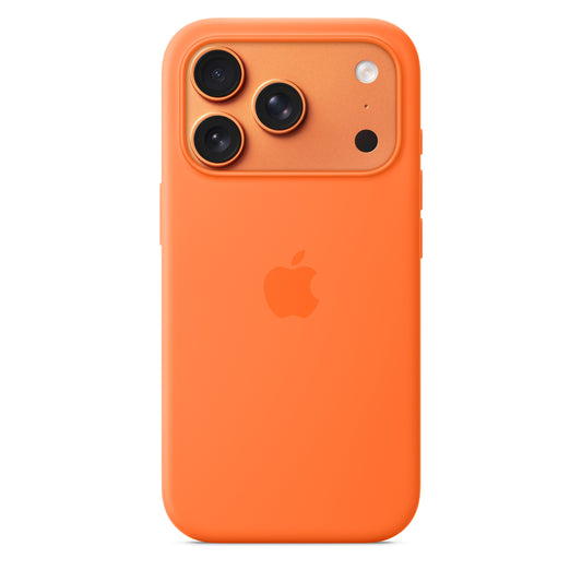 iPhone 17 Pro Silicone Case with MagSafe – Orange - iSTYLE SK